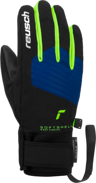 Reusch Simon R-TEX® XT Junior 6261210 7450 black green blue front